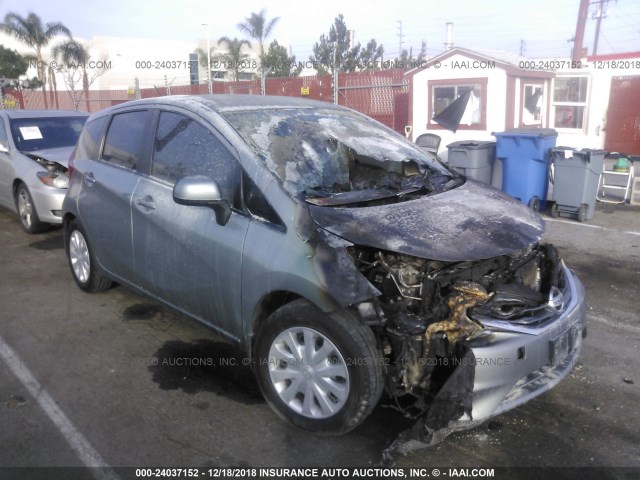 3N1CE2CP6EL408082 - 2014 NISSAN VERSA NOTE S/S PLUS/SV/SL SILVER photo 1