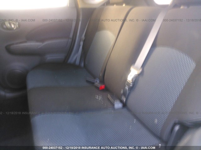 3N1CE2CP6EL408082 - 2014 NISSAN VERSA NOTE S/S PLUS/SV/SL SILVER photo 8