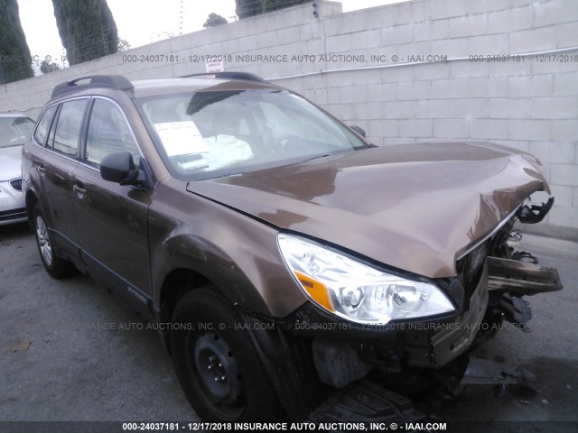 4S4BRBAC5D3268514 - 2013 SUBARU OUTBACK 2.5I Dark Brown photo 1