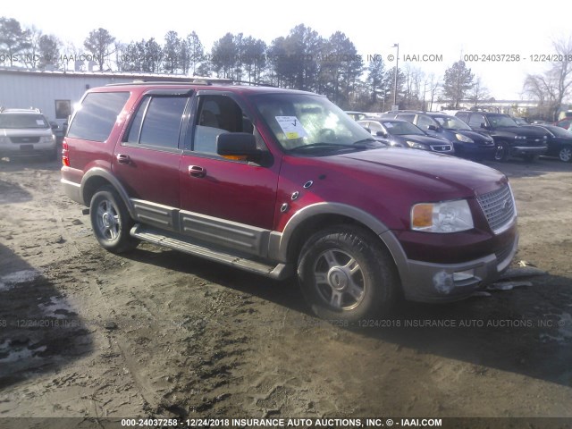 1FMPU18L74LA90755 - 2004 FORD EXPEDITION EDDIE BAUER RED photo 1