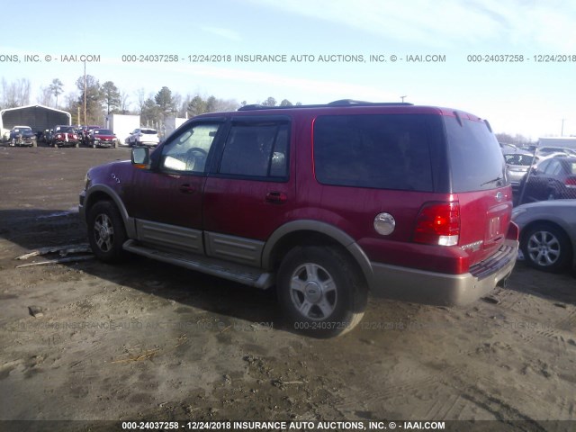 1FMPU18L74LA90755 - 2004 FORD EXPEDITION EDDIE BAUER RED photo 3