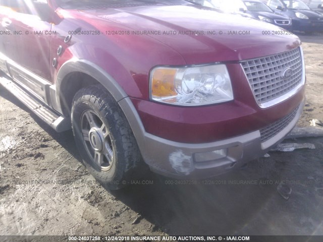 1FMPU18L74LA90755 - 2004 FORD EXPEDITION EDDIE BAUER RED photo 6