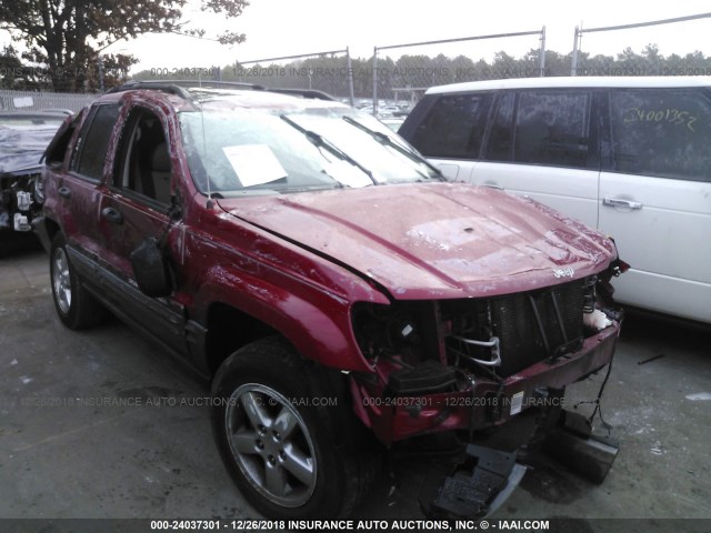 1J8GW48J44C291889 - 2004 JEEP GRAND CHEROKEE LAREDO/COLUMBIA/FREEDOM 红色 照片 1