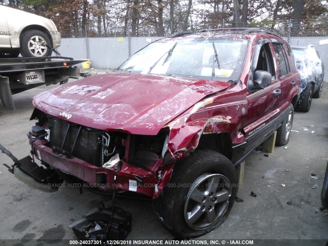 1J8GW48J44C291889 - 2004 JEEP GRAND CHEROKEE LAREDO/COLUMBIA/FREEDOM 红色 照片 2