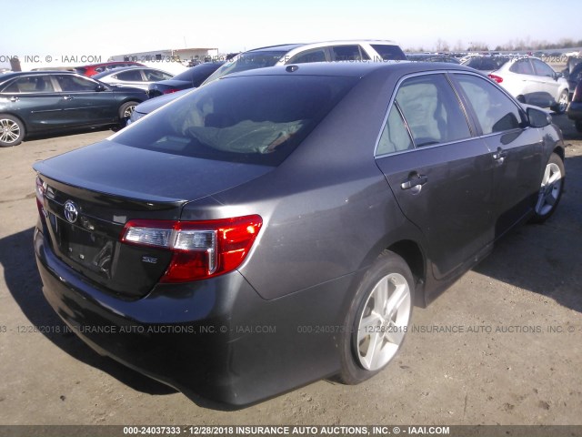 4T1BF1FK0CU122405 - 2012 TOYOTA CAMRY SE/LE/XLE 灰色 照片 4