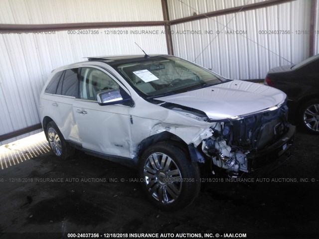 2LMDJ8JC9ABJ21616 - 2010 LINCOLN MKX WHITE photo 1