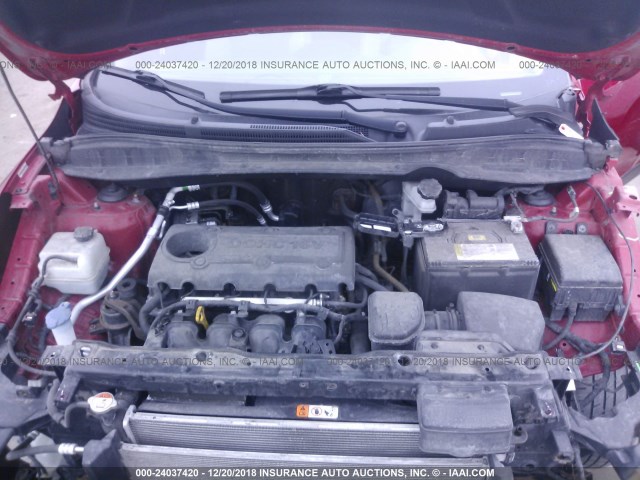 KM8JUCAC8DU683952 - 2013 HYUNDAI TUCSON GLS/LIMITED 红色 照片 10