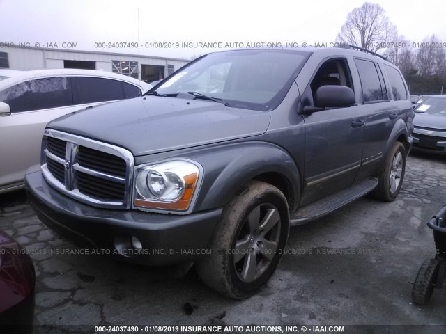 1D4HD58D45F533133 - 2005 DODGE DURANGO LIMITED GRAY photo 2