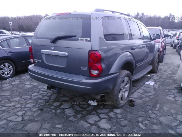 1D4HD58D45F533133 - 2005 DODGE DURANGO LIMITED GRAY photo 4