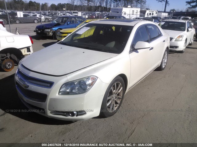 1G1ZE5E11BF234860 - 2011 CHEVROLET MALIBU LTZ თეთრი ფოტო 2