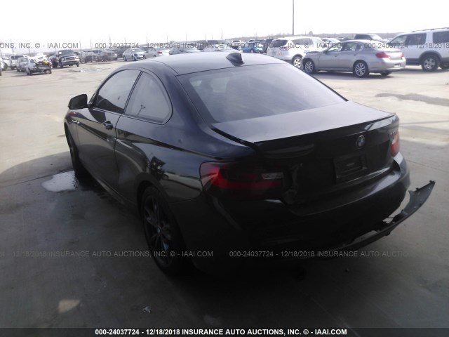 WBA1J7C54FV253672 - 2015 BMW M235I BLACK photo 3