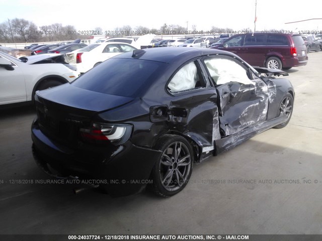 WBA1J7C54FV253672 - 2015 BMW M235I BLACK photo 4