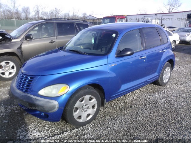 3C4FY48B03T544831 - 2003 CHRYSLER PT CRUISER CLASSIC BLUE photo 2