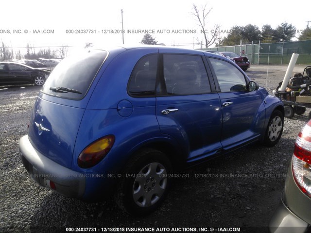 3C4FY48B03T544831 - 2003 CHRYSLER PT CRUISER CLASSIC BLUE photo 4