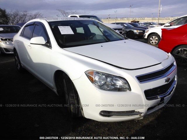 1G1ZC5EUXBF148298 - 2011 CHEVROLET MALIBU 1LT WHITE photo 1