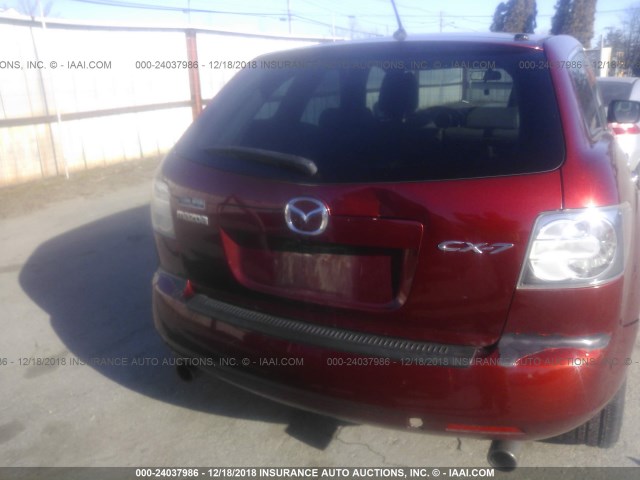 JM3ER29L470156032 - 2007 MAZDA CX-7 RED photo 6