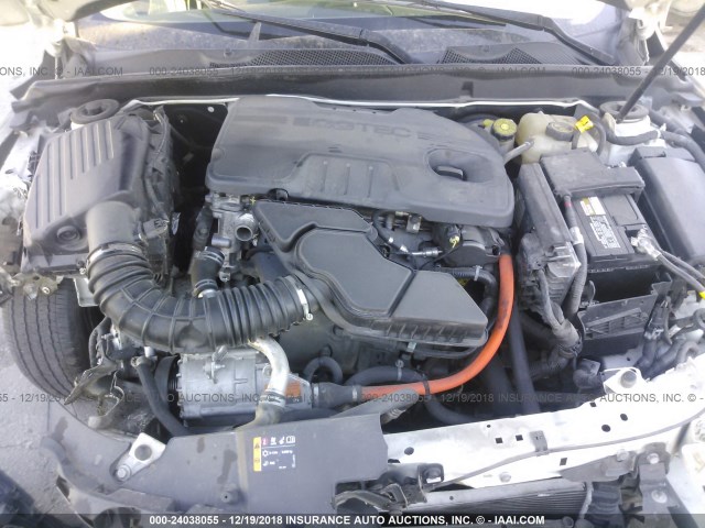 1G11D5RR8DF104013 - 2013 CHEVROLET MALIBU 1LT WHITE photo 10