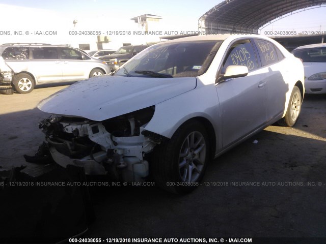 1G11D5RR8DF104013 - 2013 CHEVROLET MALIBU 1LT WHITE photo 2