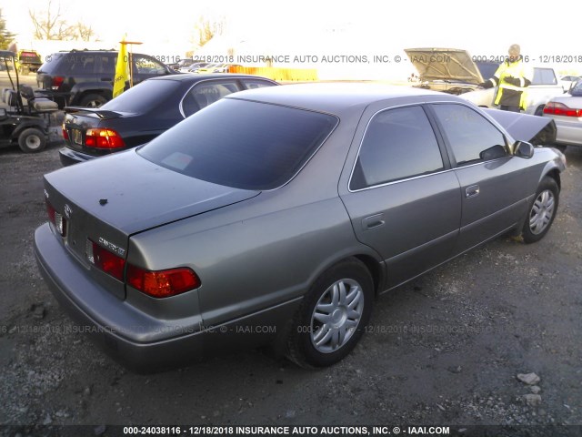 4T1BG22K61U048008 - 2001 TOYOTA CAMRY CE/LE/XLE Pewter photo 4