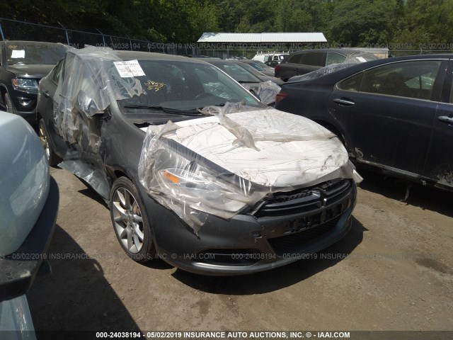 1C3CDFBA7DD155187 - 2013 DODGE DART SXT GRAY photo 1