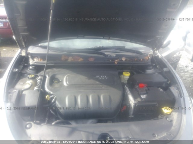 1C3CDFBA7DD155187 - 2013 DODGE DART SXT GRAY photo 10