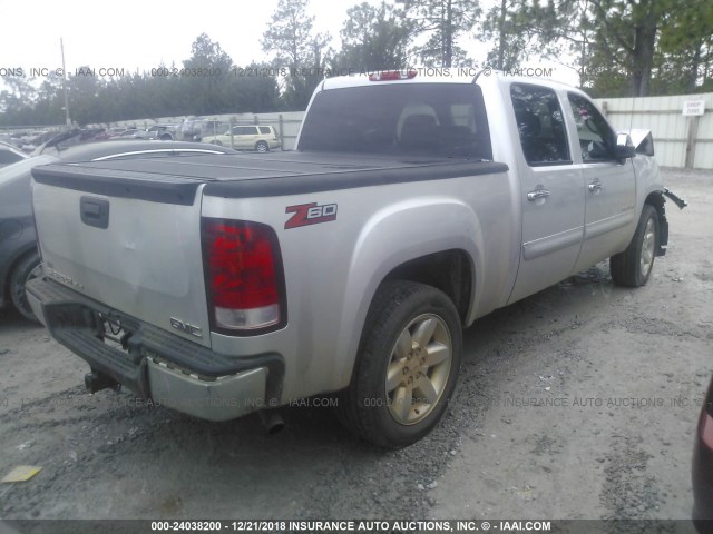 3GTP1VE0XDG216649 - 2013 GMC SIERRA C1500 SLE SILVER photo 4