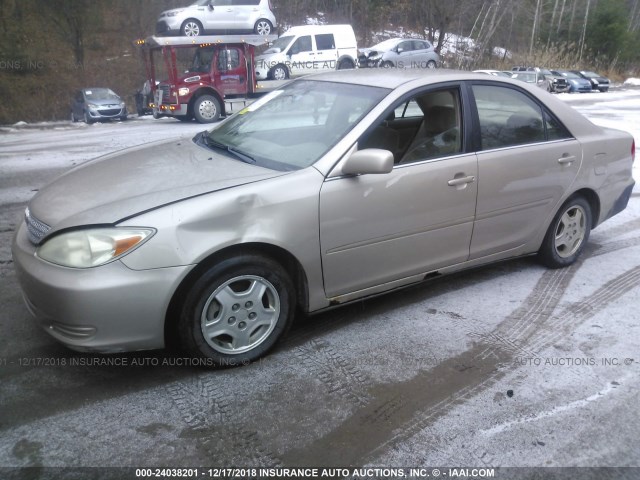 4T1BF32K43U058984 - 2003 TOYOTA CAMRY LE/XLE/SE GOLD photo 2