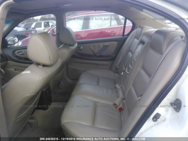 JN1DA31A42T321227 - 2002 NISSAN MAXIMA GLE/SE WHITE photo 8