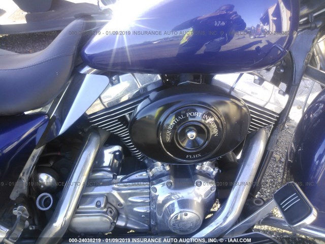 1HD1KBW126Y641816 - 2006 HARLEY-DAVIDSON FLHXI BLUE photo 8