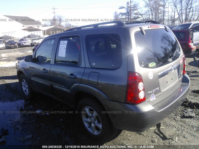 4F2CZ961X5KM03275 - 2005 MAZDA TRIBUTE S GRAY photo 3