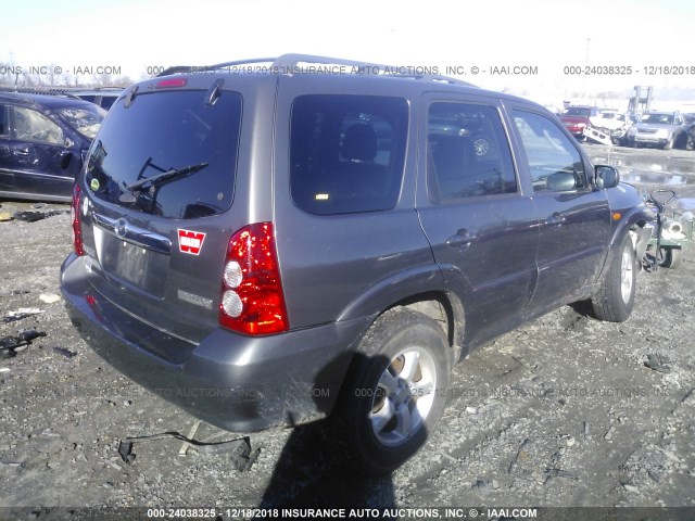 4F2CZ961X5KM03275 - 2005 MAZDA TRIBUTE S GRAY photo 4