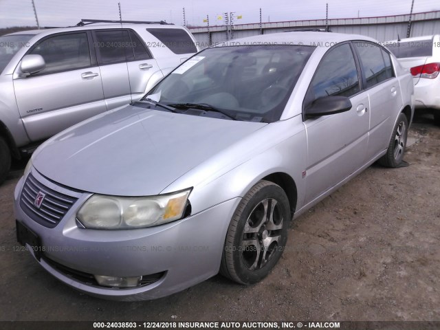 1G8AL52F35Z102187 - 2005 SATURN ION LEVEL 3 GRAY photo 2