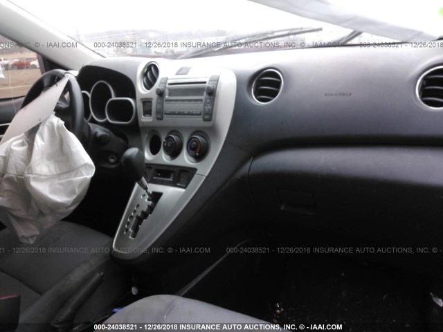 2T1KU40E19C071744 - 2009 TOYOTA COROLLA MATRIX  RED photo 5