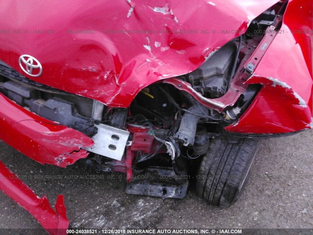 2T1KU40E19C071744 - 2009 TOYOTA COROLLA MATRIX  RED photo 6