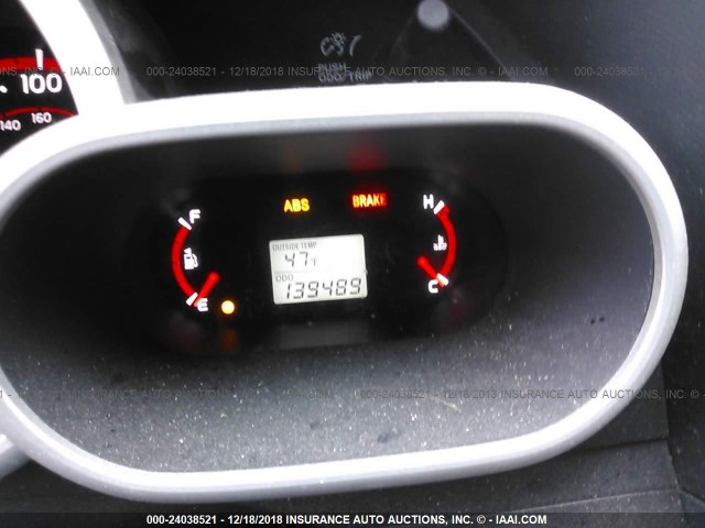 2T1KU40E19C071744 - 2009 TOYOTA COROLLA MATRIX  RED photo 7