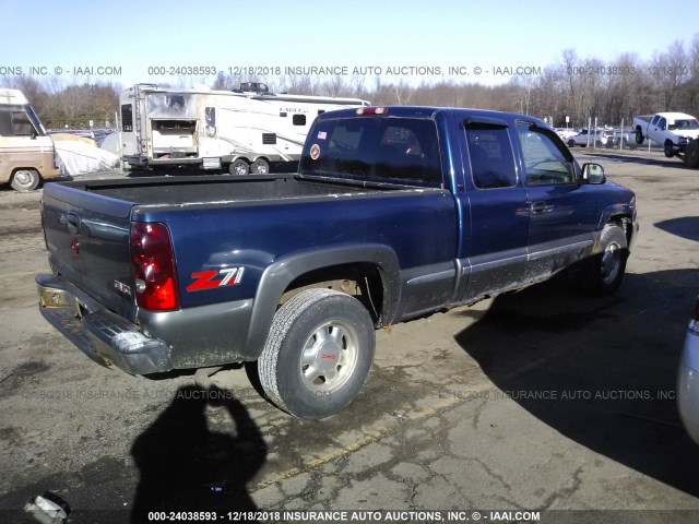 2GTEK19T1Y1268459 - 2000 GMC NEW SIERRA K1500 BLUE photo 4