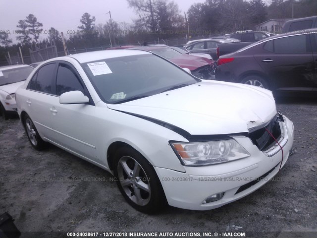 5NPEU46F59H491310 - 2009 HYUNDAI SONATA SE/LIMITED WHITE photo 1