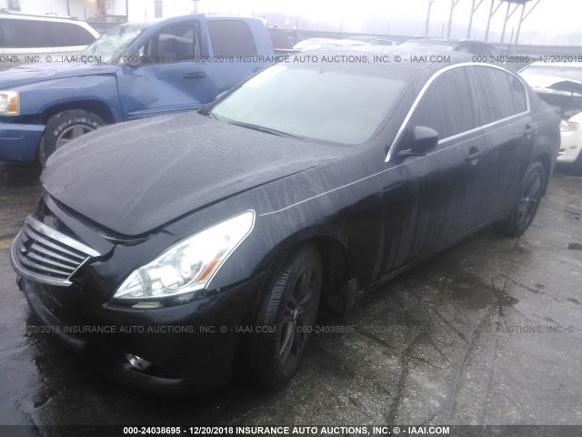 JN1CV6AR9CM682844 - 2012 INFINITI G37 BLACK photo 2