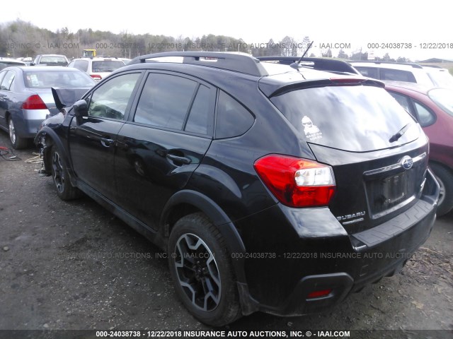 JF2GPABC2H8220472 - 2017 SUBARU CROSSTREK PREMIUM შავი ფოტო 3