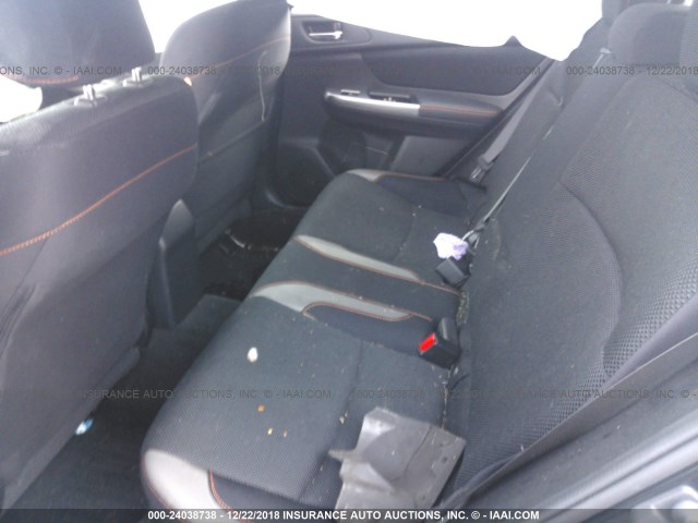 JF2GPABC2H8220472 - 2017 SUBARU CROSSTREK PREMIUM შავი ფოტო 8