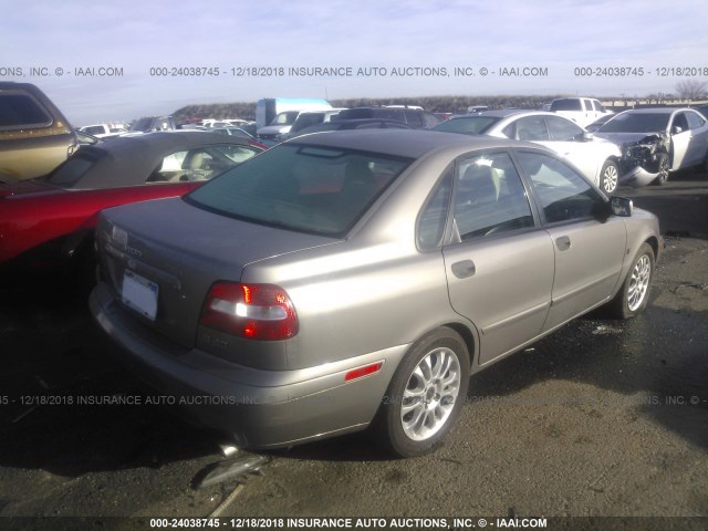 YV1VS27564F064778 - 2004 VOLVO S40 1.9T SILVER photo 4