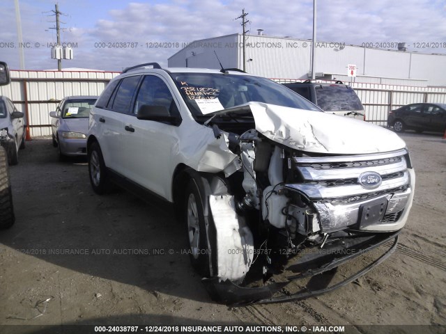 2FMDK3G92DBA44003 - 2013 FORD EDGE SE WHITE photo 1