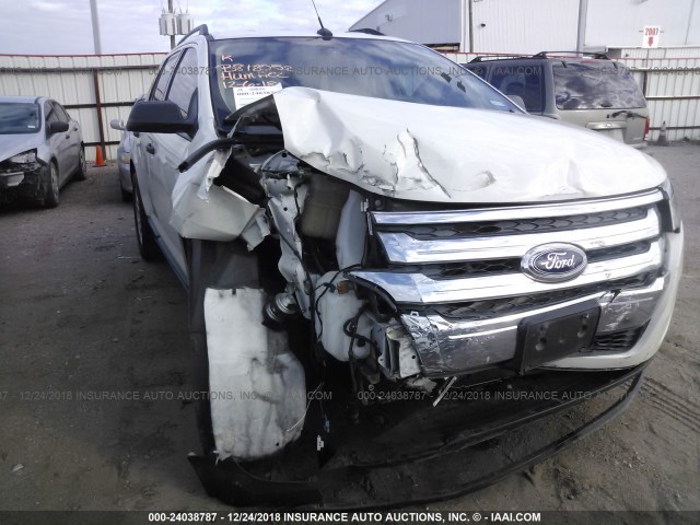 2FMDK3G92DBA44003 - 2013 FORD EDGE SE WHITE photo 6