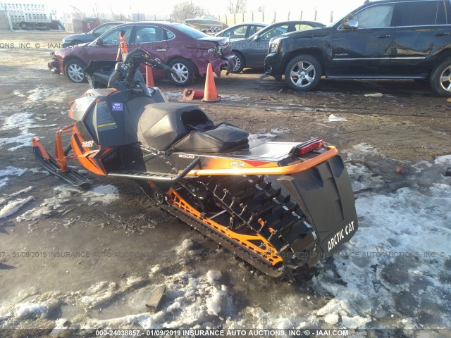 4UF14SNW0ET113432 - 2014 ARCTIC CAT SNOWMOBILE ORANGE photo 3