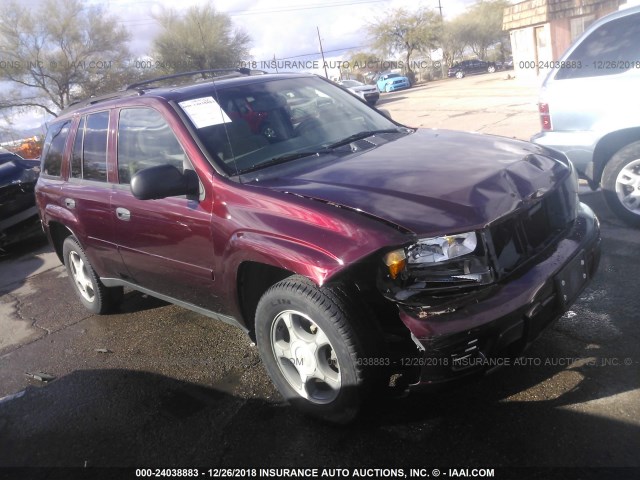 1GNDT13S262352447 - 2006 CHEVROLET TRAILBLAZER LS/LT MAROON photo 1