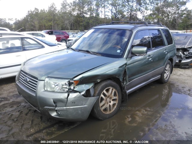 JF1SG67616H746507 - 2006 SUBARU FORESTER 2.5X LL BEAN GREEN photo 2