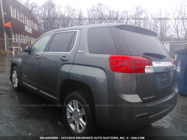 2GKALMEK5D6115000 - 2013 GMC TERRAIN SLE GRAY photo 3