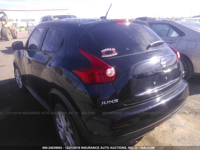 JN8AF5MR5DT206464 - 2013 NISSAN JUKE S/SV/SL BLACK photo 3