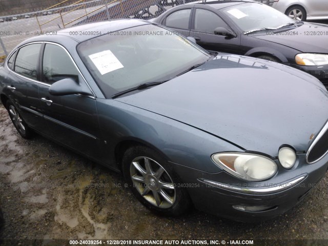 2G4WE587761266389 - 2006 BUICK LACROSSE CXS BLUE photo 1