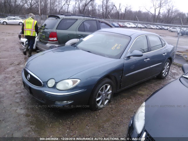 2G4WE587761266389 - 2006 BUICK LACROSSE CXS BLUE photo 2